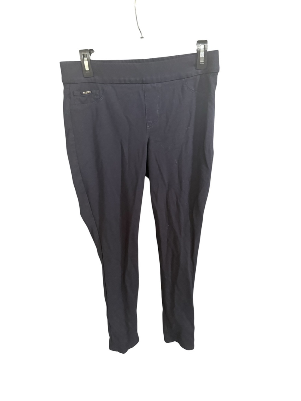 Nine West Navy Blue Skinny Pull-On Pants